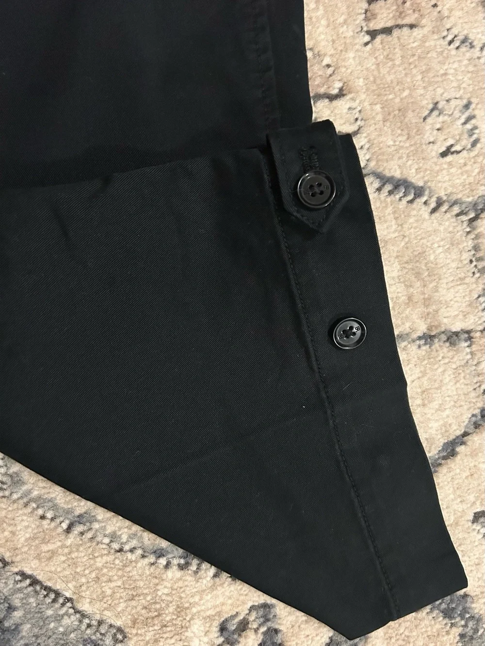 Banana Republic Ultra High Rise Authentic Chino Pants - Black